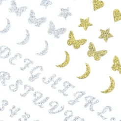 Party Lab Stickers Silver & Gold