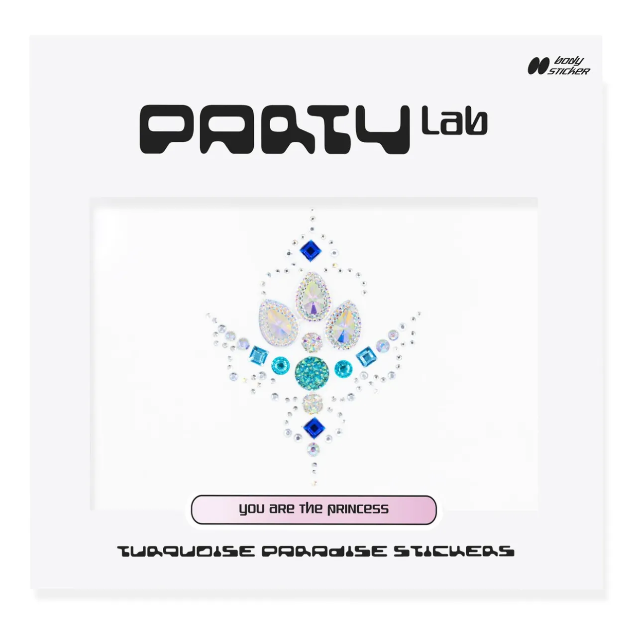 Party Lab Stickers Turquoise Paradise