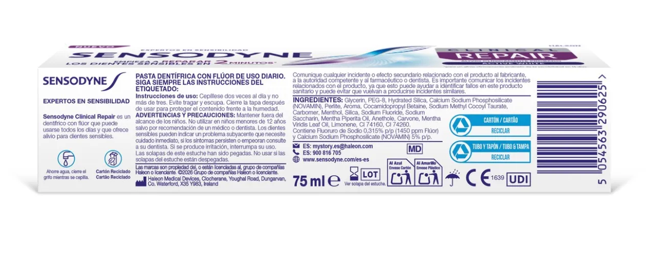 Pasta de Dentes Clinical Repair Active White