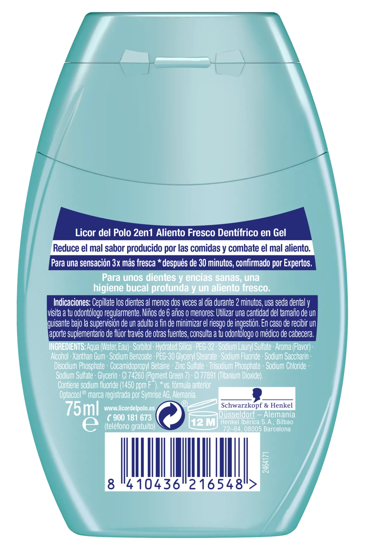 Pasta de Dentes 2 em 1 Pure Breath