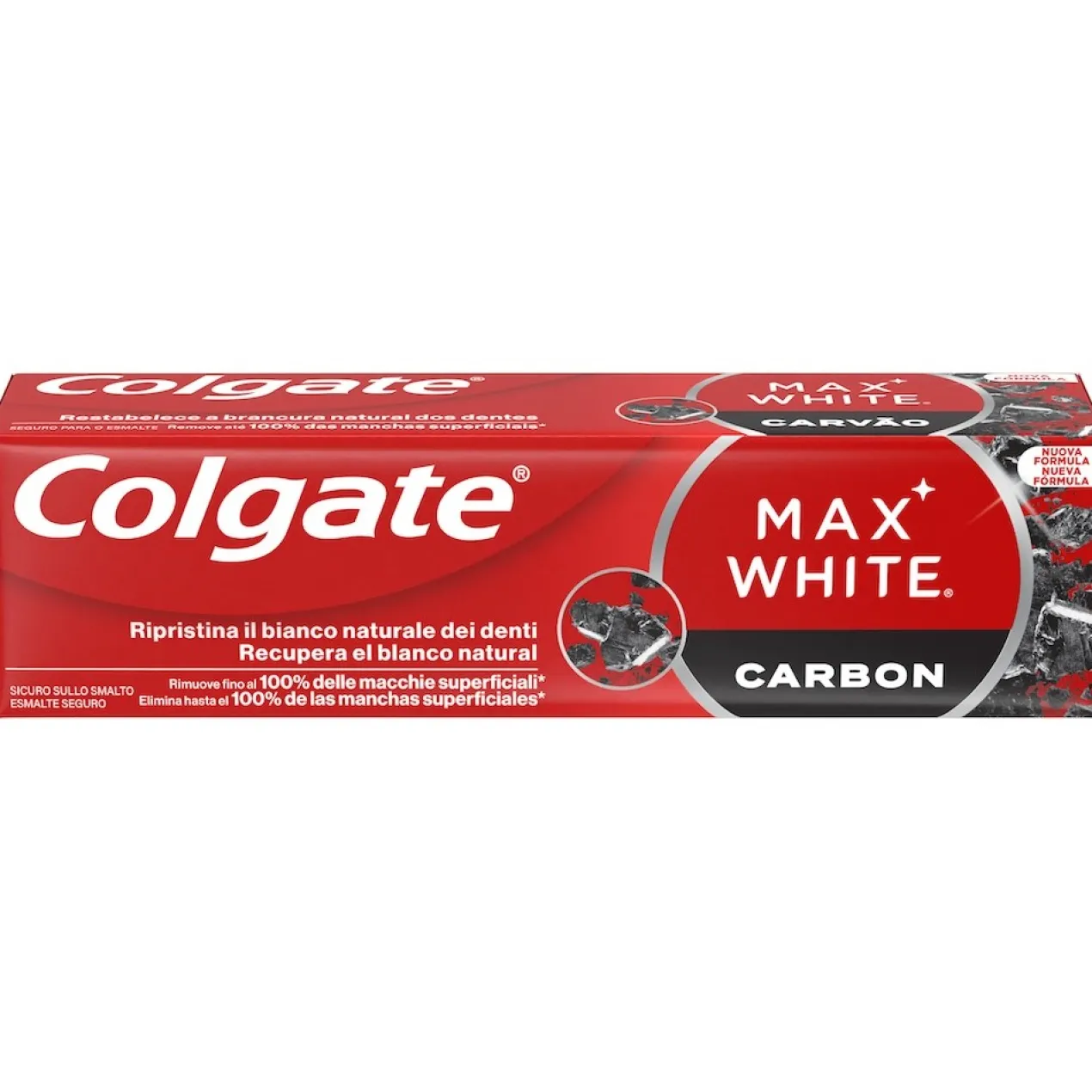 Pasta de Dentes Max White Carvão