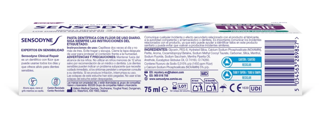 Pasta Dentífrica Clinical Repair Limpeza Profunda