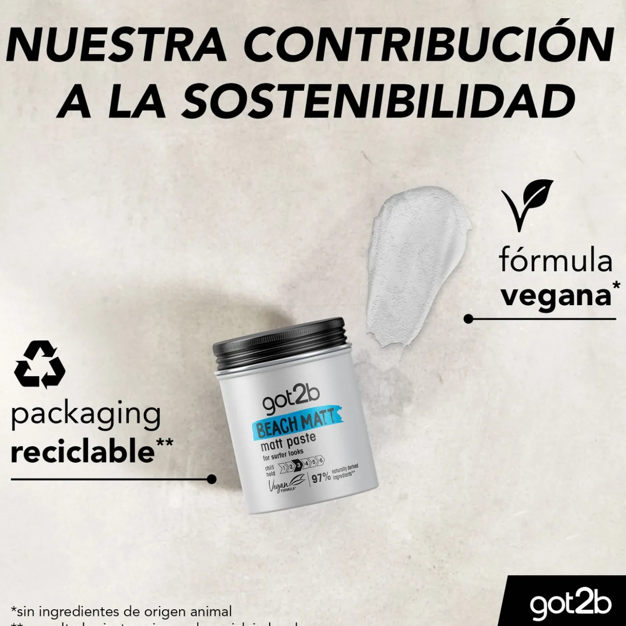 Pasta Fixadora de Penteado Beach Matt Paste