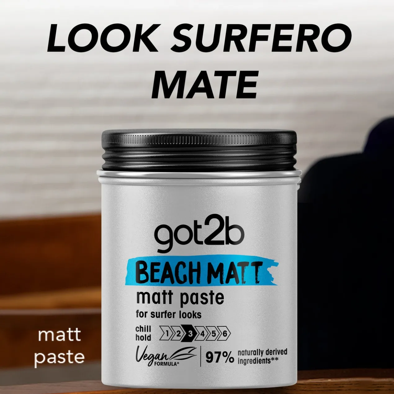 Pasta Fixadora de Penteado Beach Matt Paste