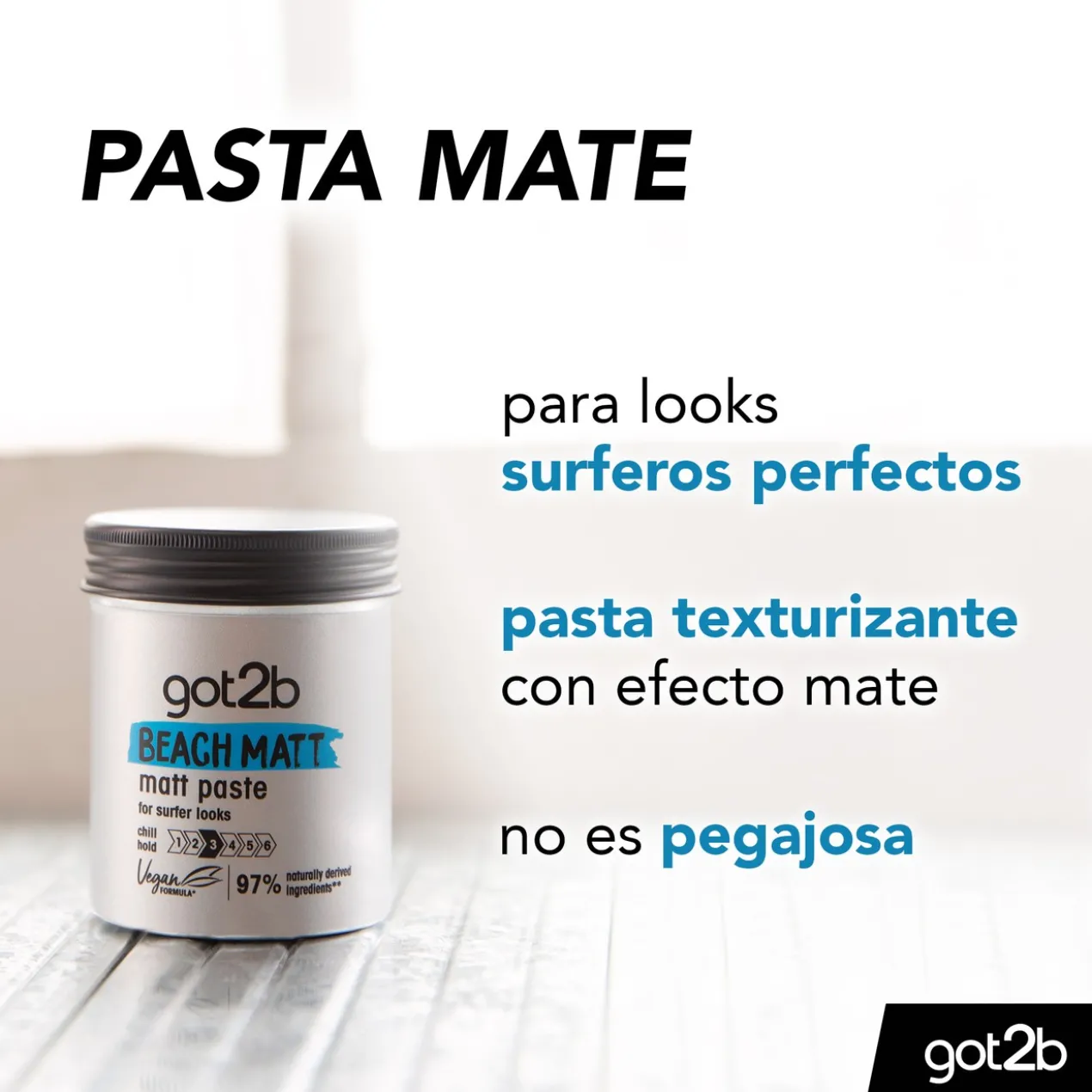 Pasta Fixadora de Penteado Beach Matt Paste
