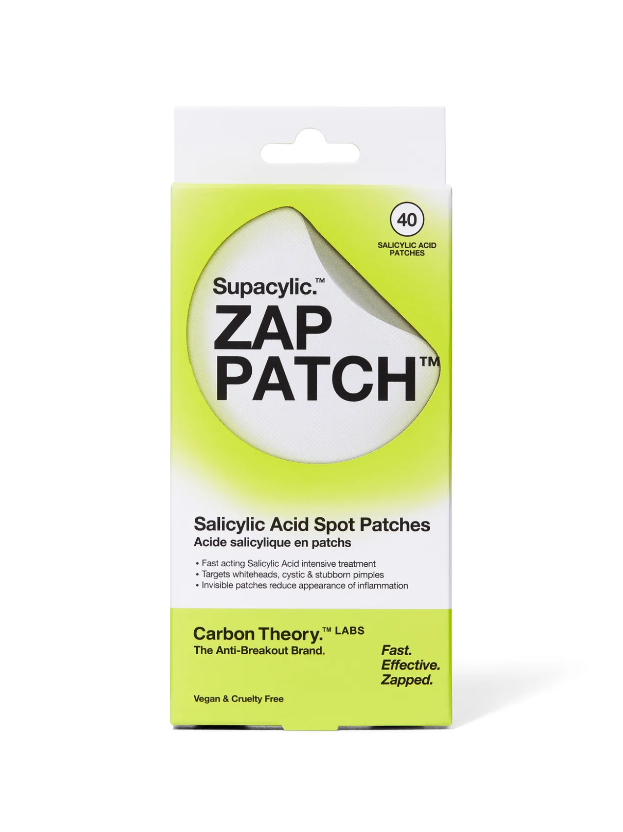 Patches Zap com Ácido Salicílico
