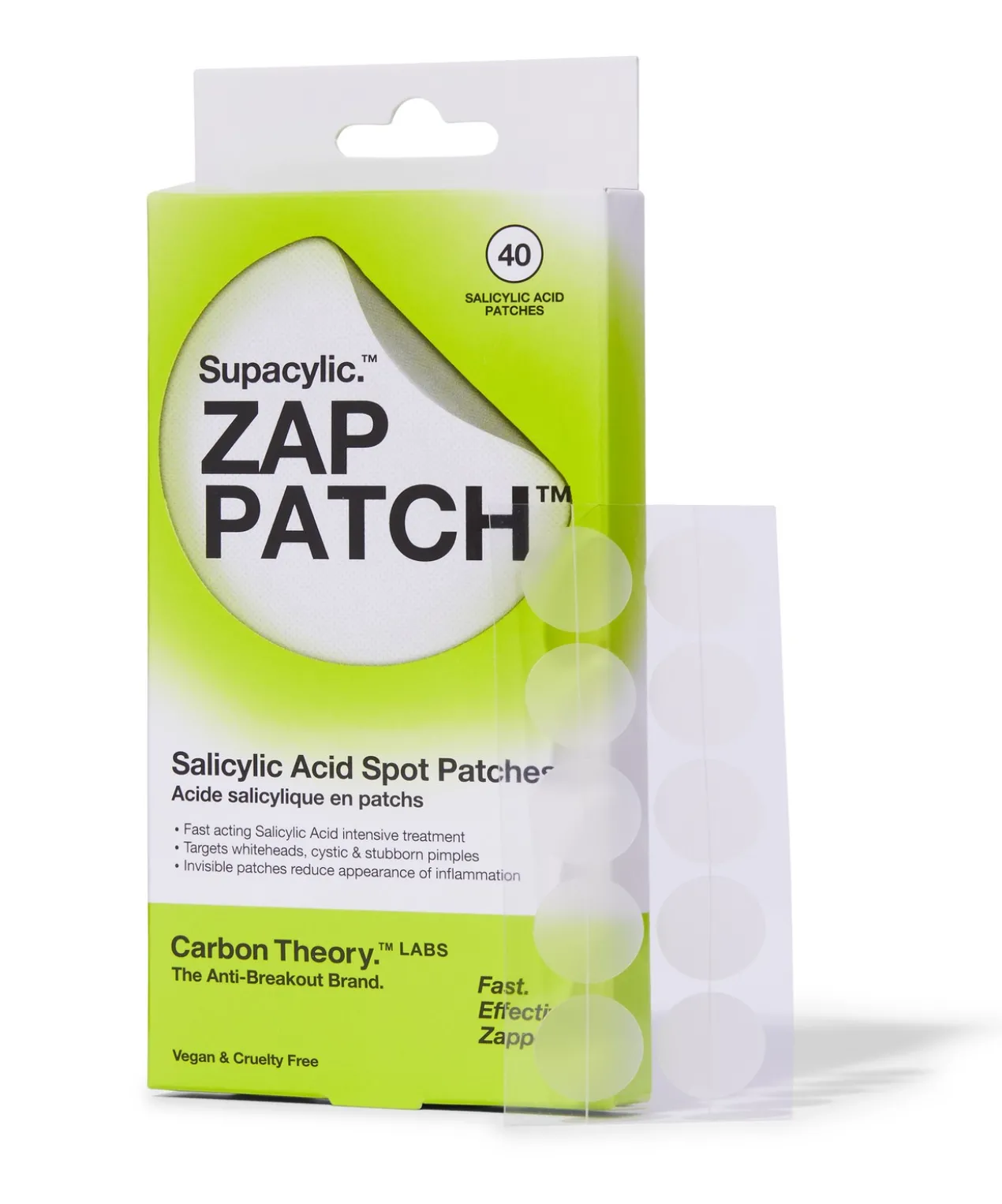 Patches Zap com Ácido Salicílico