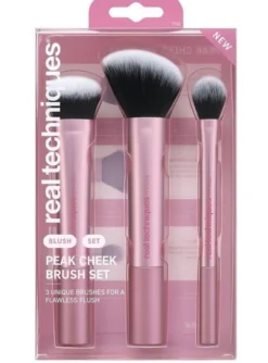 Peak Cheek Set de 3 Pincéis para acabamento