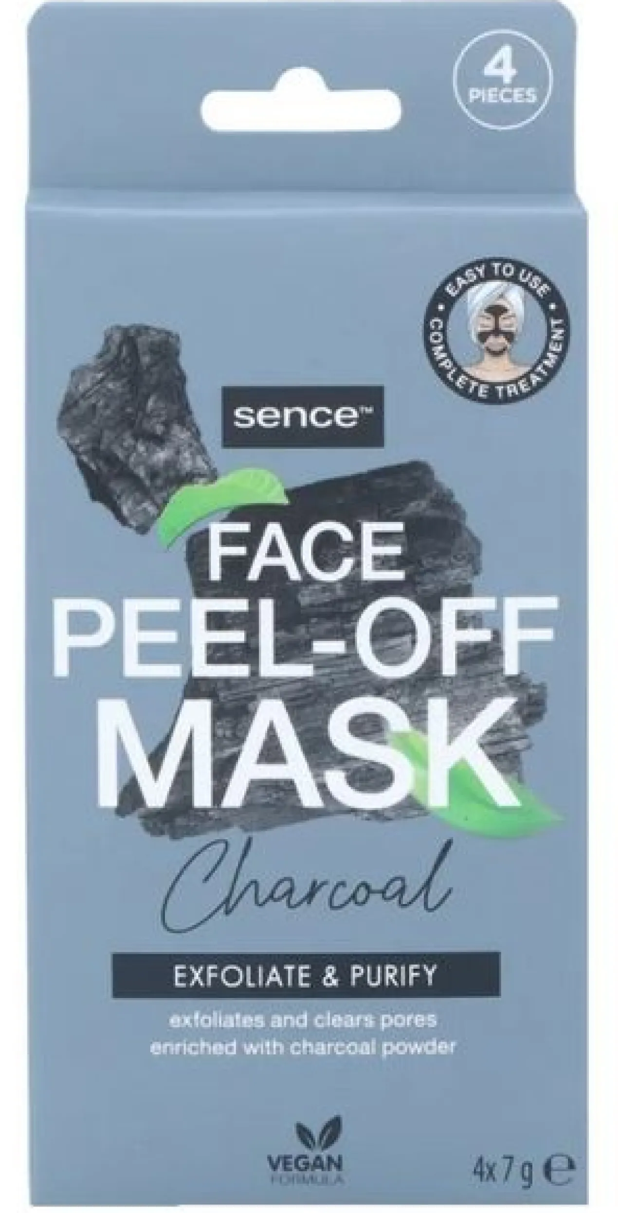 Peel-Off Máscara Esfoliante Facial de Carvão Vegetal