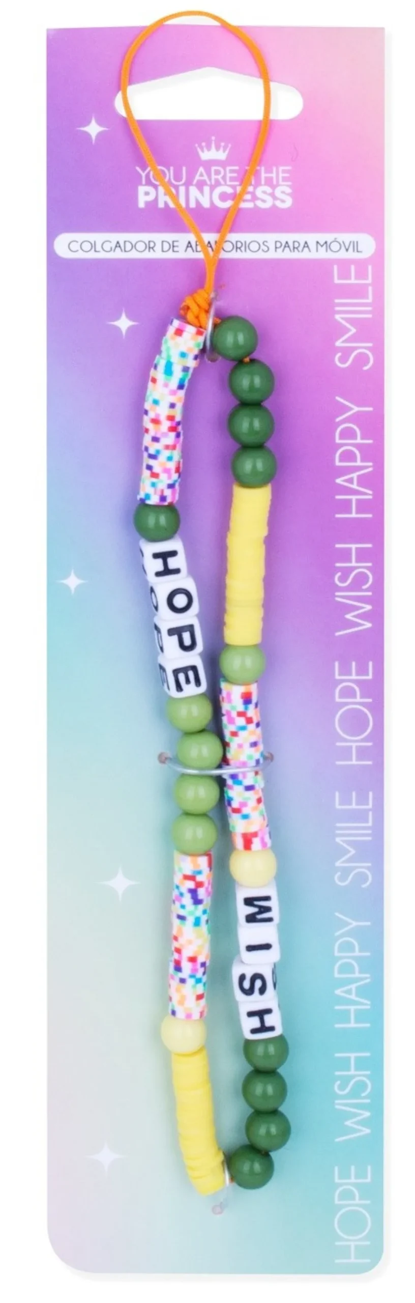 Pendente de Contas para Telemóvel Hope