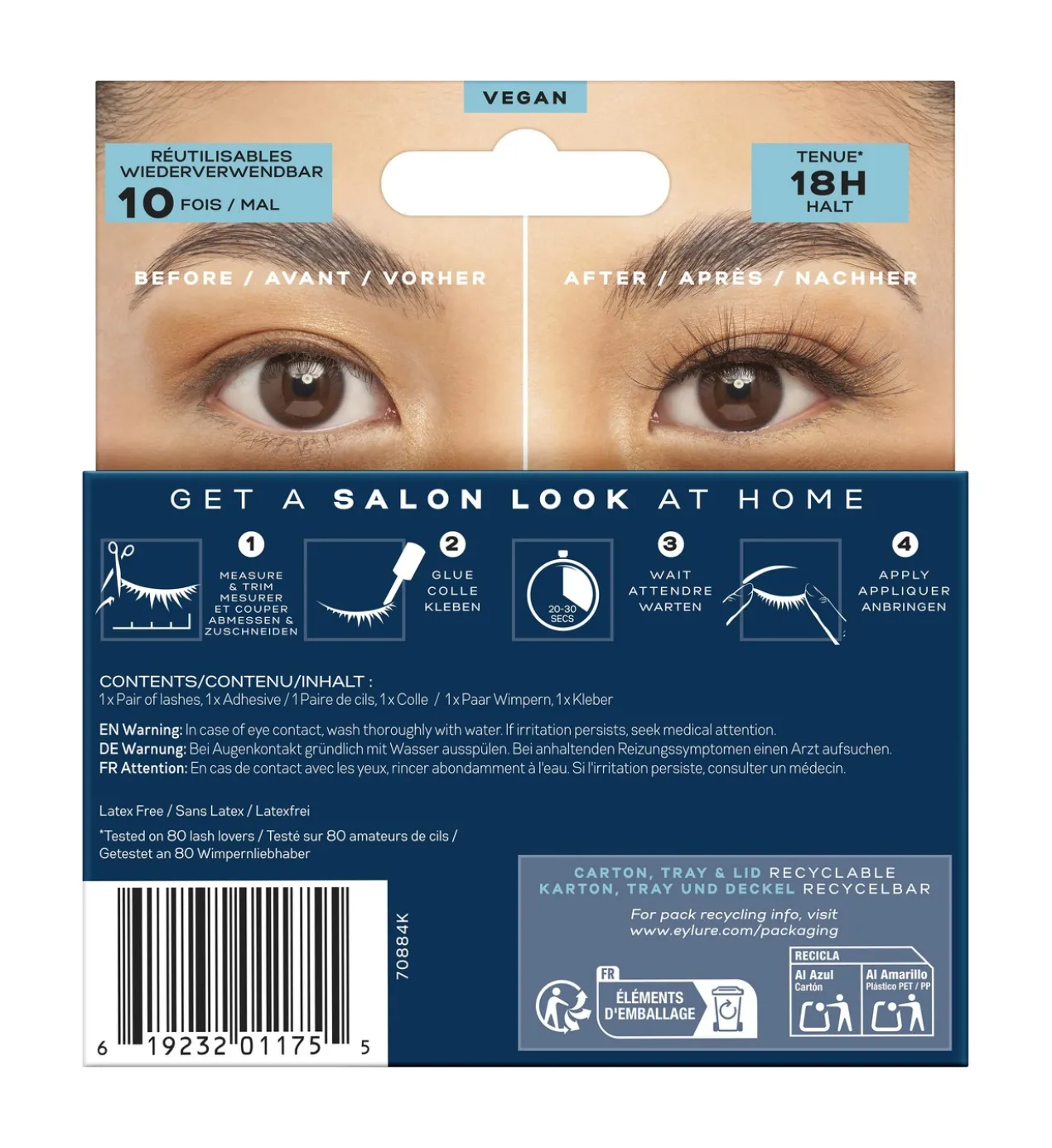 Pestanas Postiças Volume & Curl Nº136