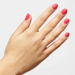Petite Gel Finish Bitten Strawberry Unhas Postiças
