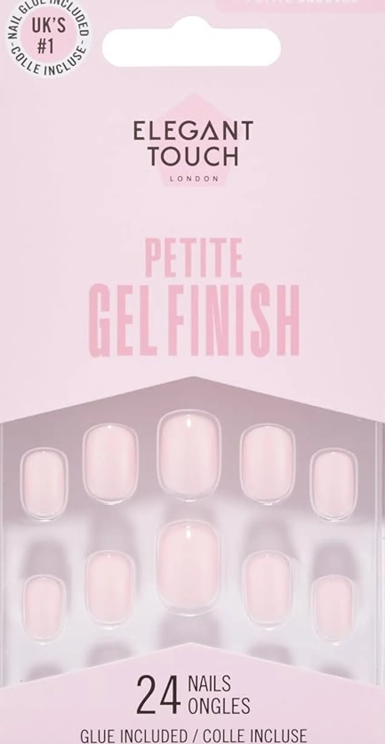 Petite Gel Finish Cherry Blossom Unhas Postiças