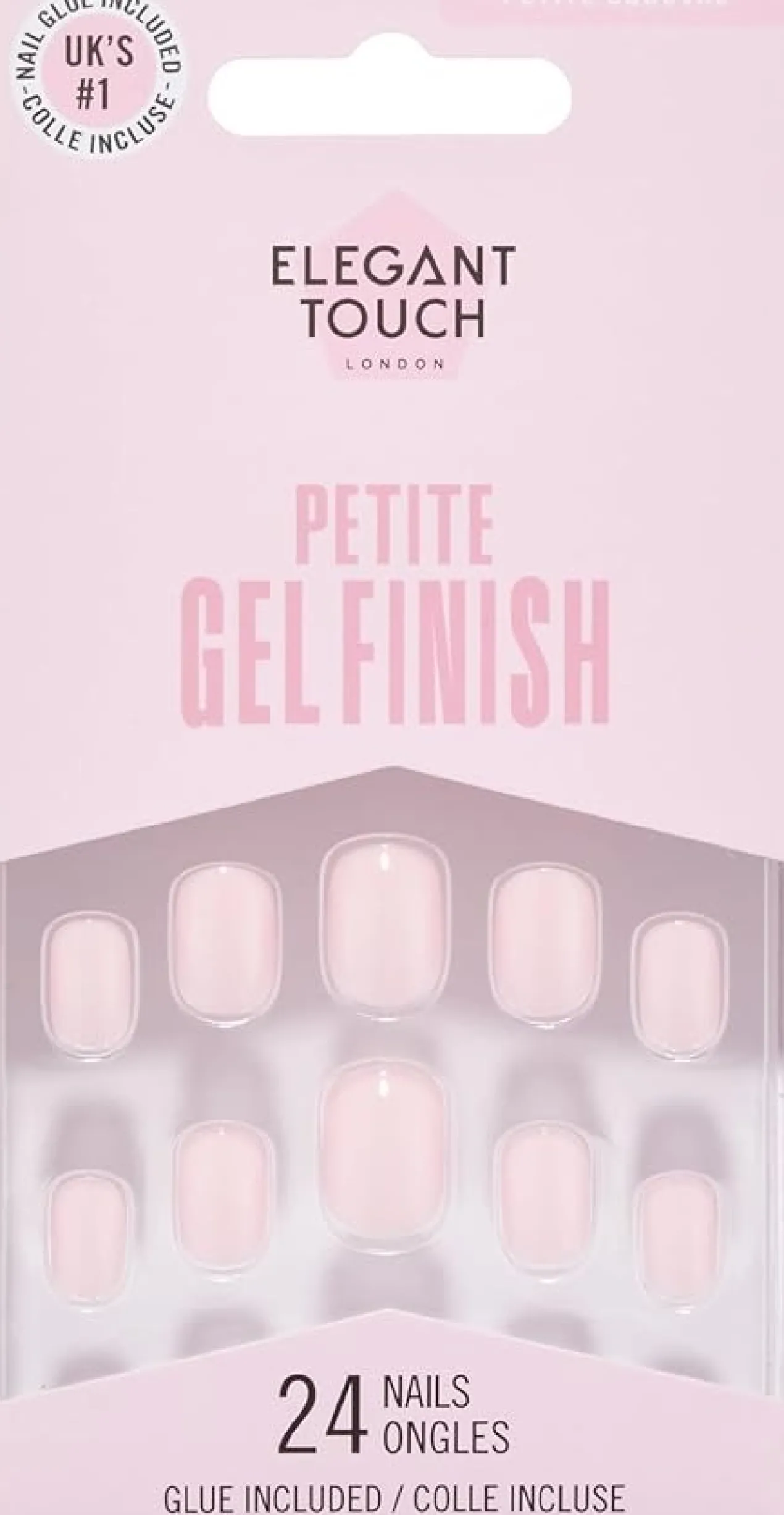 Petite Gel Finish Cherry Blossom Unhas Postiças