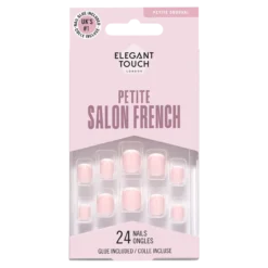 Petite Gel Finish French 154 Unhas Postiças