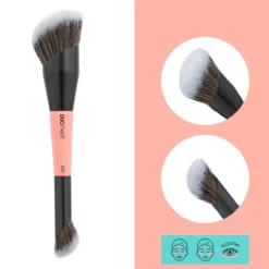 Pincel Duplo Biselado Contorno e Correção Duo Twist DT3