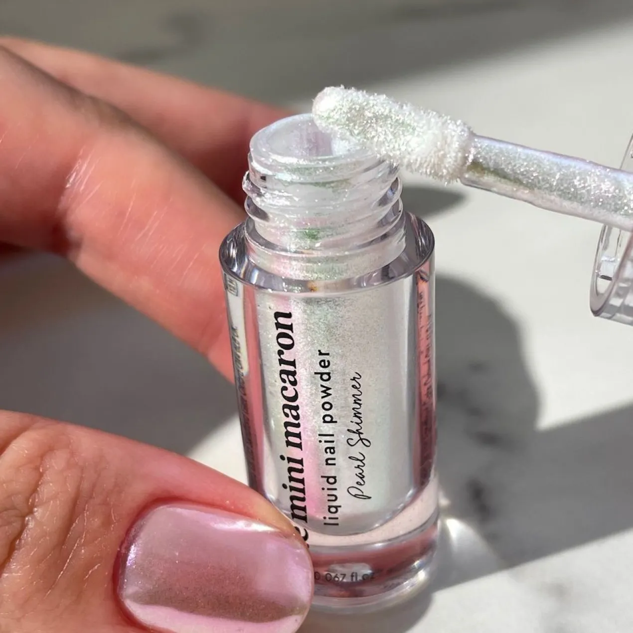Pó líquido para unhas Pearl Shimmer