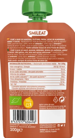 Pouch Amêndoa, Cacau e Morango