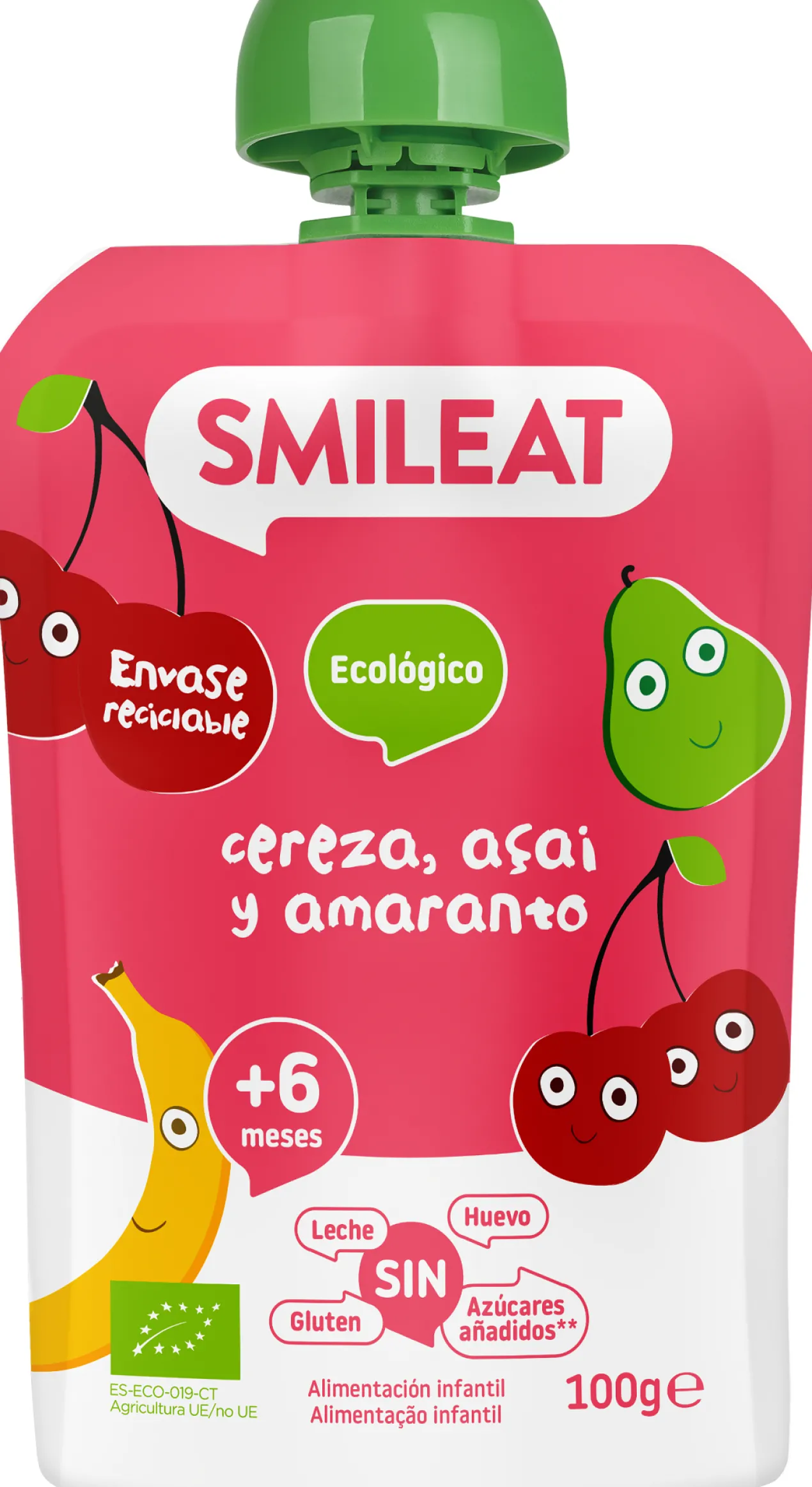 Pouch de Cereja, Açaí e Amaranto