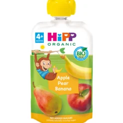 Pouche 100% Frutas: Maçã, Pera e Banana BIO