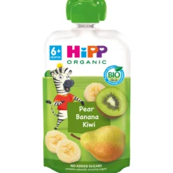 Pouche 100% Frutas: Pera, Banana e Quivi BIO