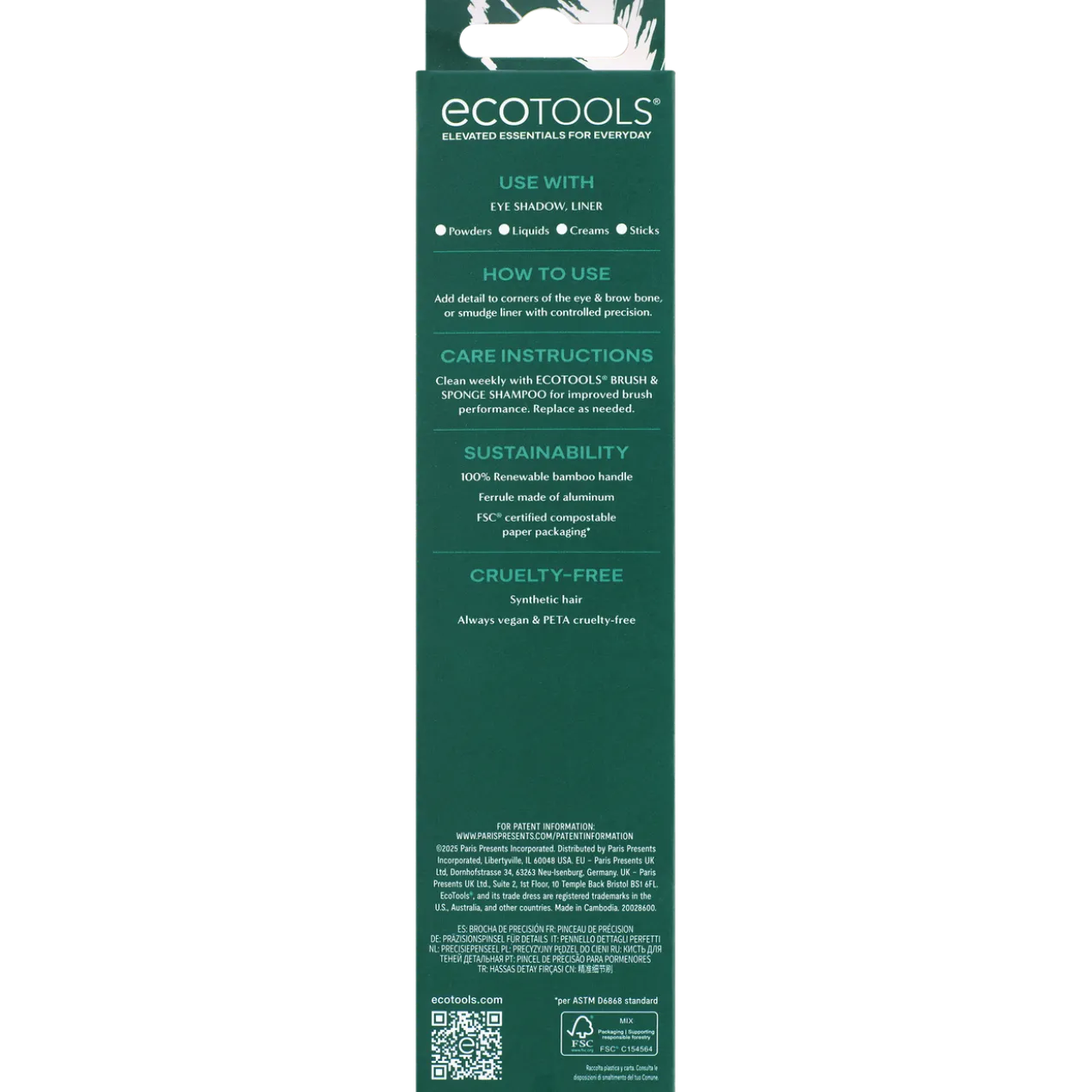Precision Detail Pincel Para Olhos