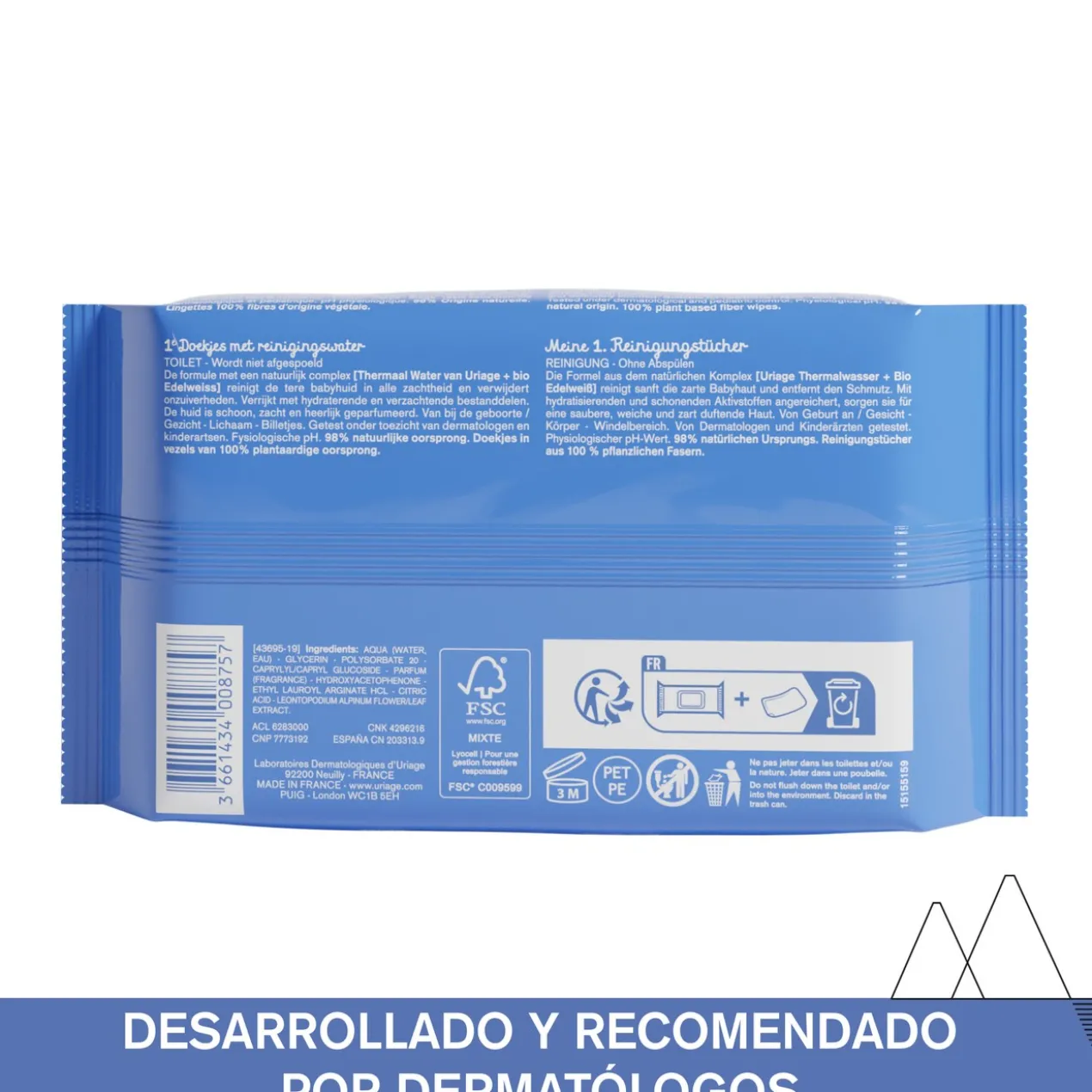 Primeiras Toalhitas de Limpeza