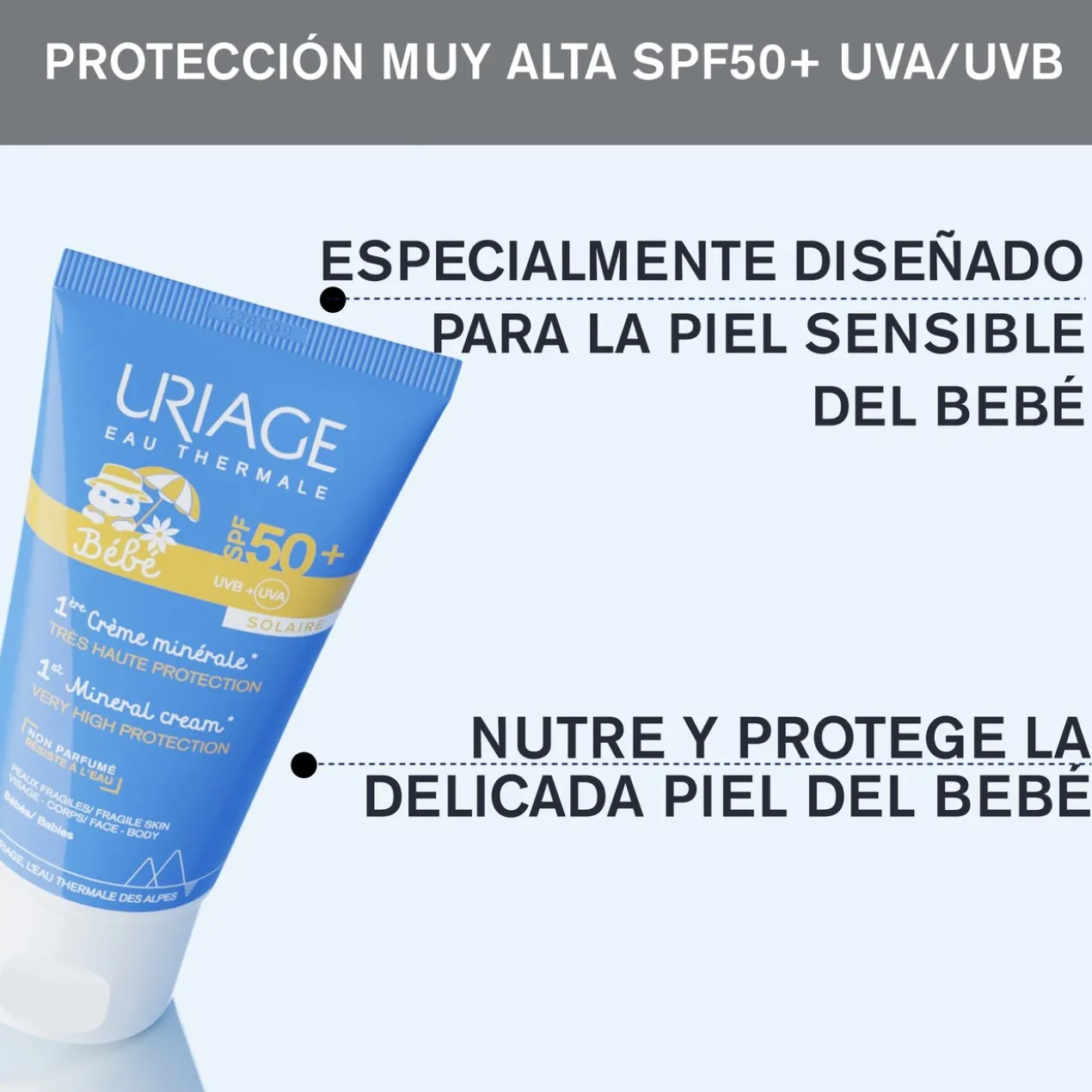 Primeiro Creme Mineral Bebé SPF50+