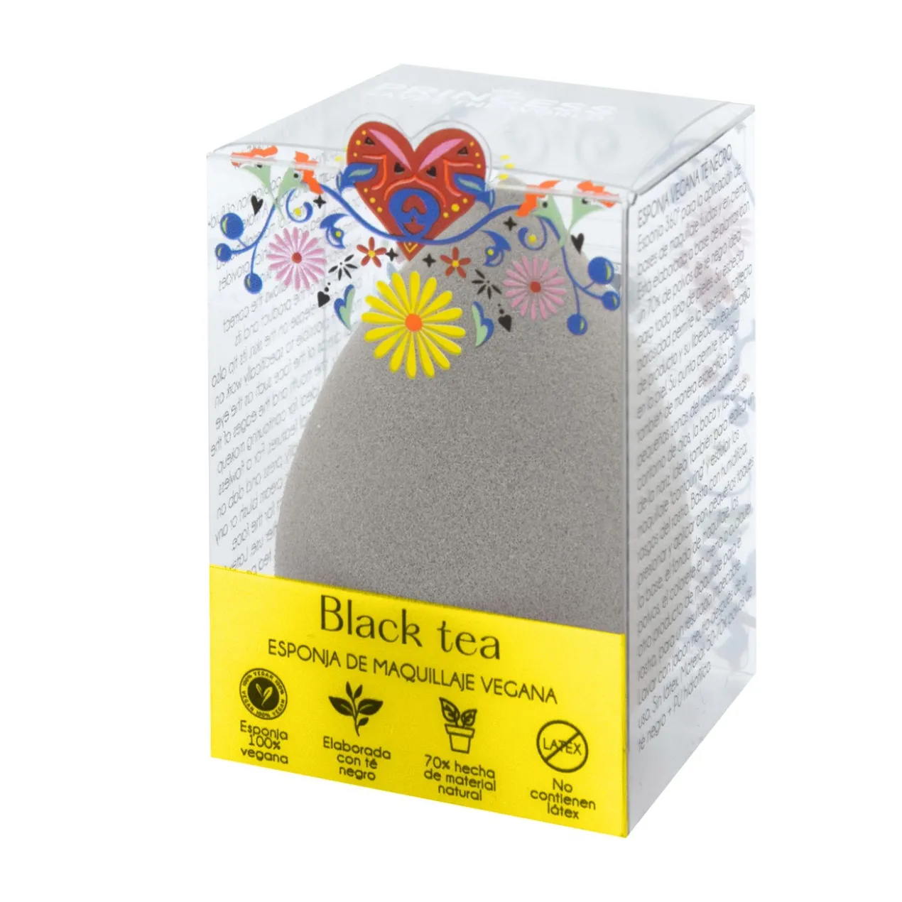 Princess Save World Esponja Vegan de Chá-Preto
