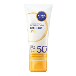 Proteção Facial Solar Antienvelhecimento Q10 SPF50