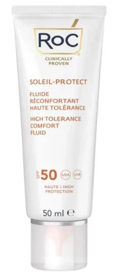 Proteção Solar Facial Alta Tolerância SPF50