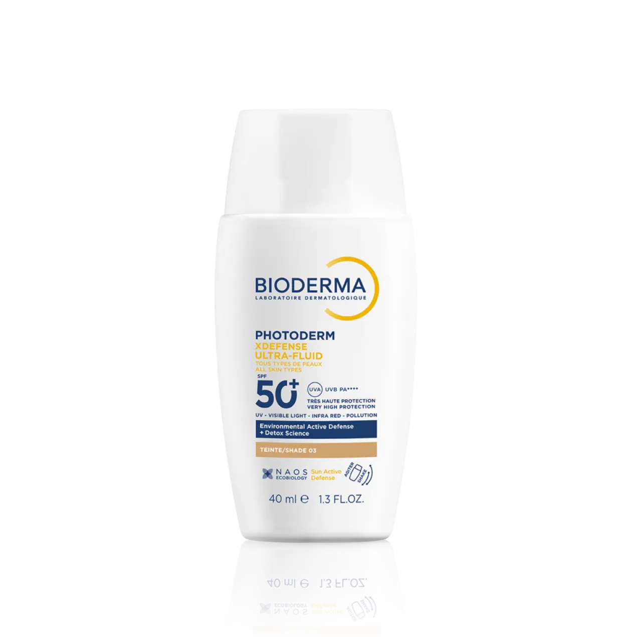 Protetor Solar com Cor Photoderm XDefense Ultra Fluid SPF50+ Tom 03