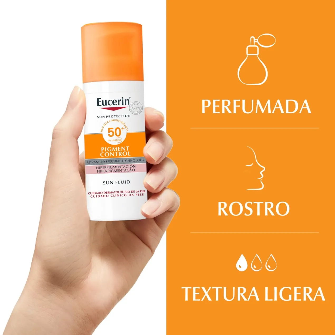 Protetor Solar Facial Fluido SPF50+