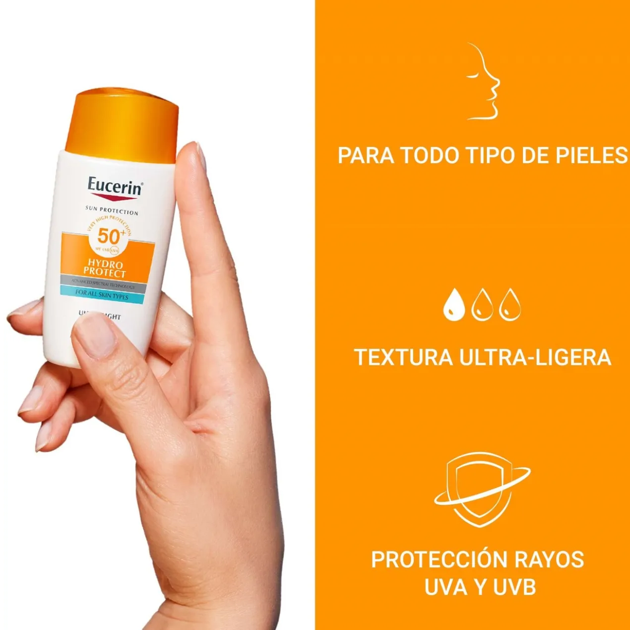 Protetor Solar Facial Hydro Protect Ultra-Light Fluis SPF50+