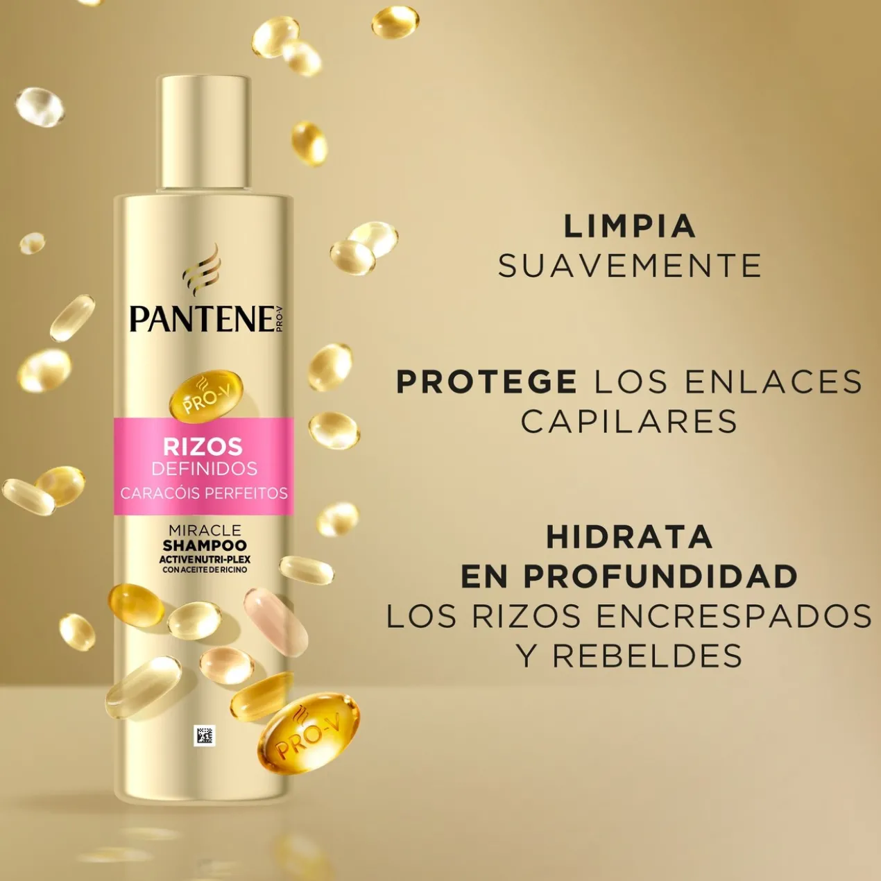 Pro-V Caracóis Definidos Miracle Champô