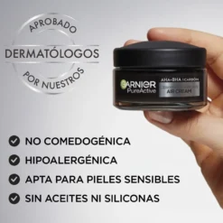 Pure Active Creme Hidratante Matificante com AHA + BHA com Carvão