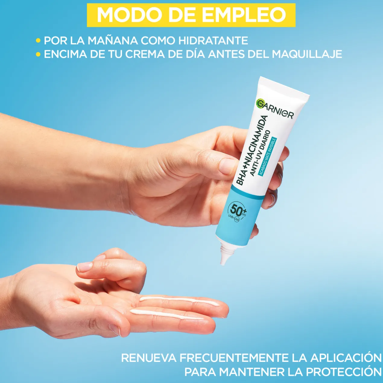 Pure Active Fluido UV com BHA + Niacinamida SPF50+