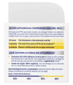 Q10 Antirrugas Extra Nutritivo Creme Dia SPF15