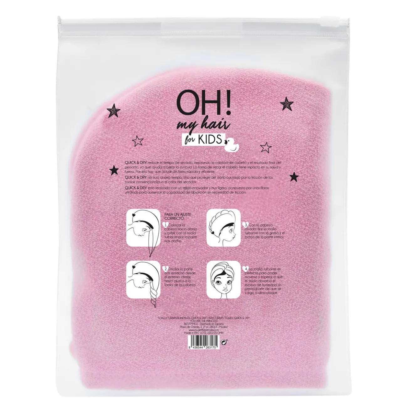 Quick & Dry Toalha Turbante Infantil