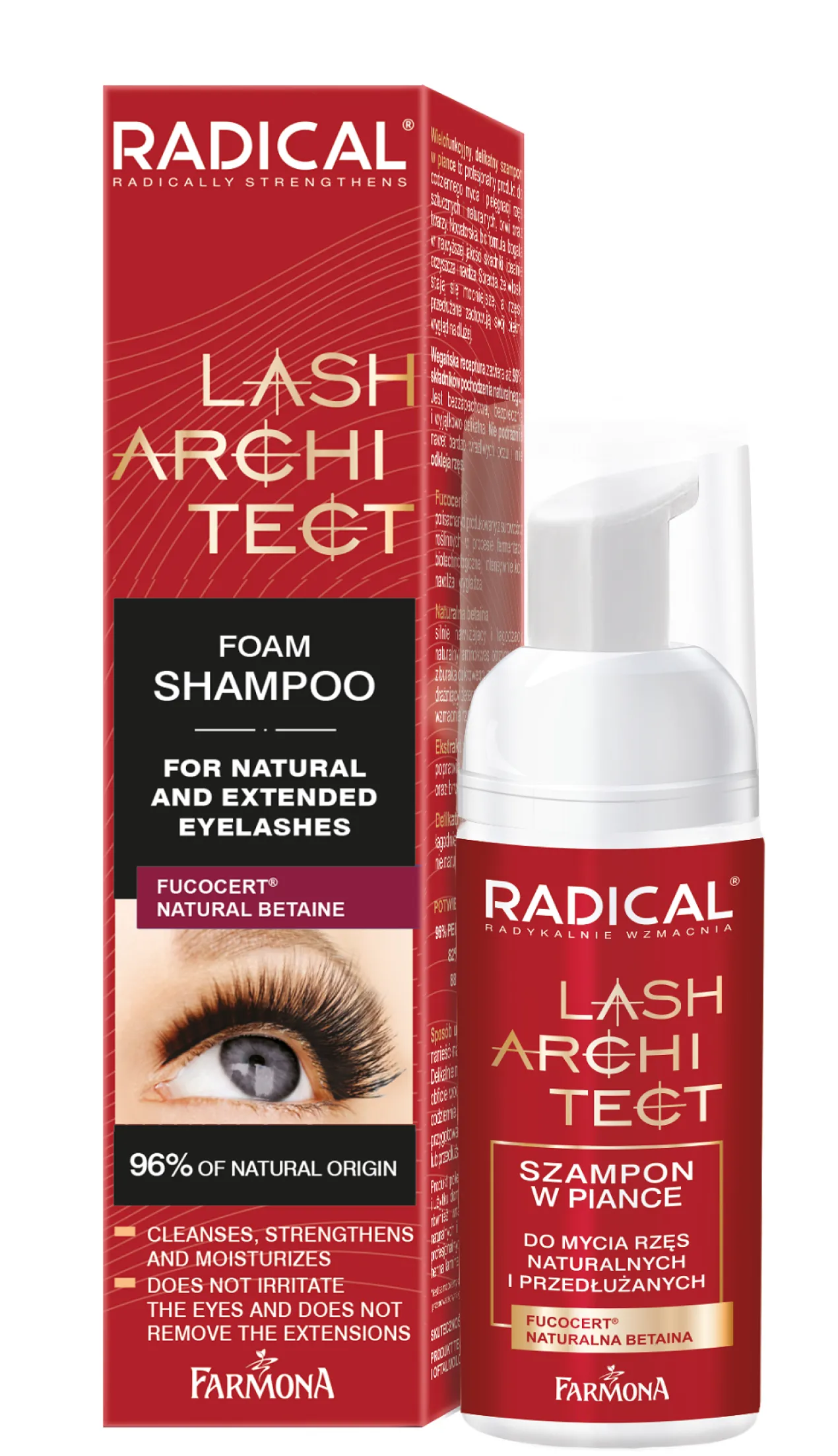 Radical Lash Architect Champô de espuma para pestanas