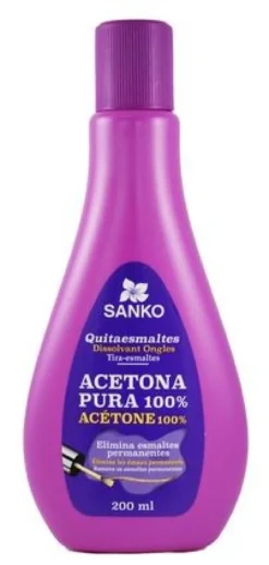 Removedor de verniz 100% acetona pura