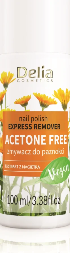 Removedor de Verniz para Unhas Naturais e Postiças