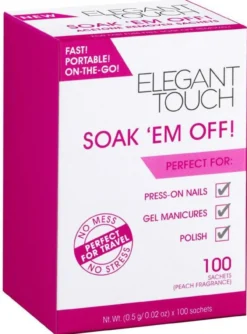 Removedor de Verniz Soak 'Em off! Nail Polish Remover