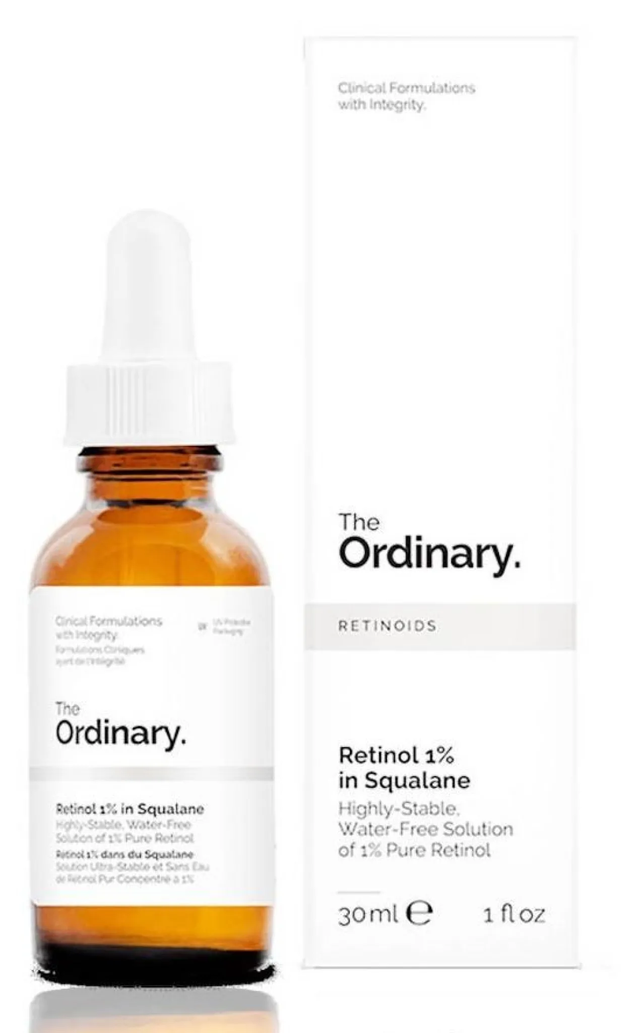 Retinol 1% em Esqualano Sérum Rosto Anti-idade