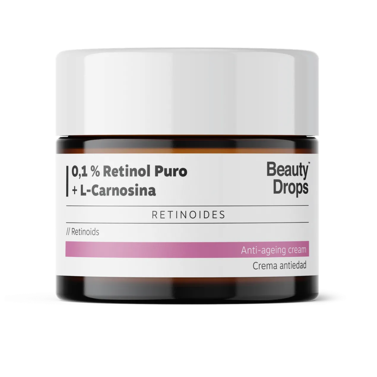 0,1% Retinol Puro + L-Carnosina Creme antienvelhecimento