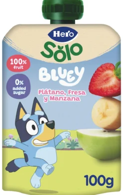 Saqueta Mi Fruta de Banana e Morango Hero Nanos