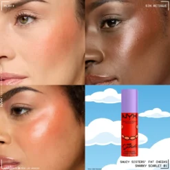 Saucy Sisters Blush Líquido Snarky Scarlet