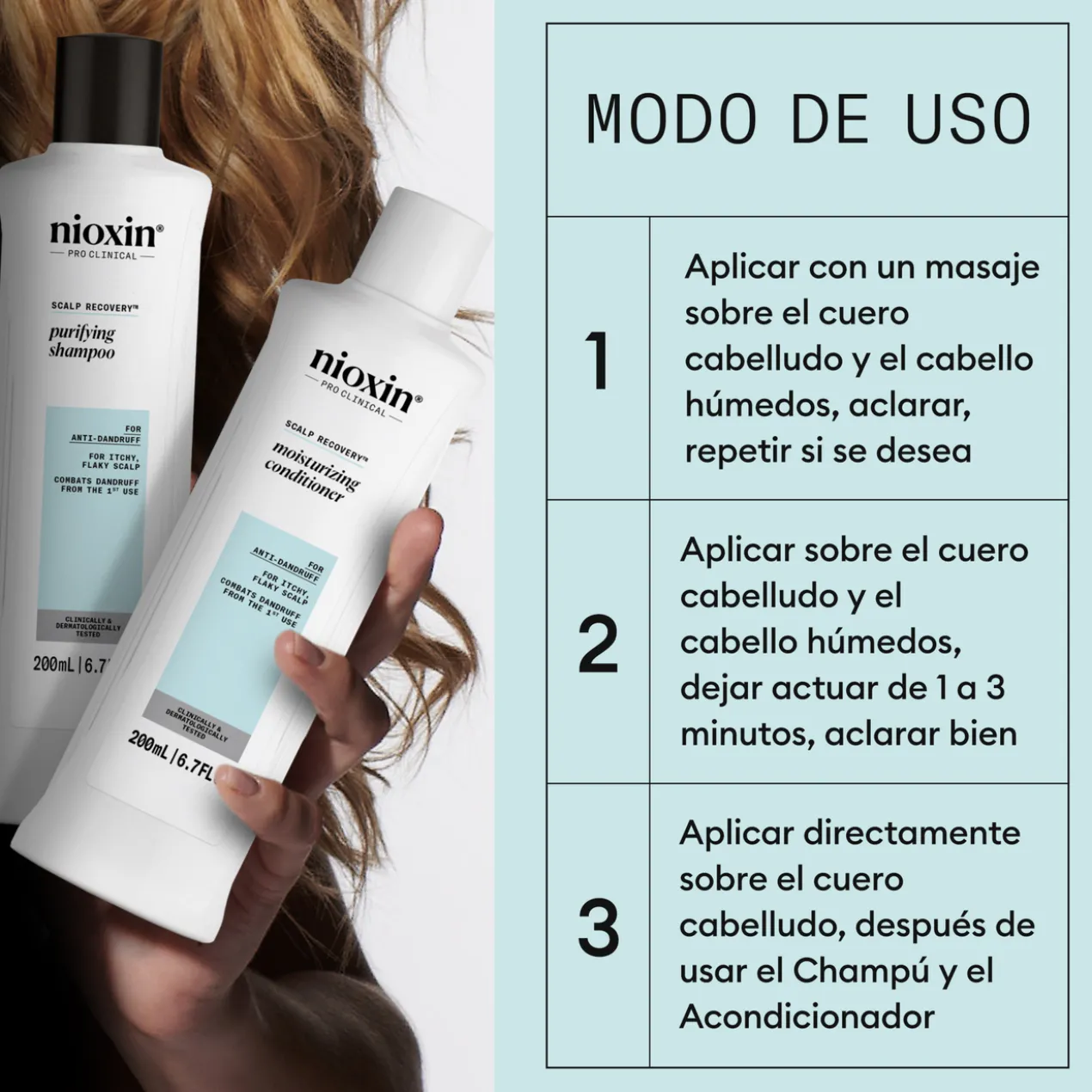 Scalp Recovery Kit Anticaspa Cabelo Descamado e com Comichão