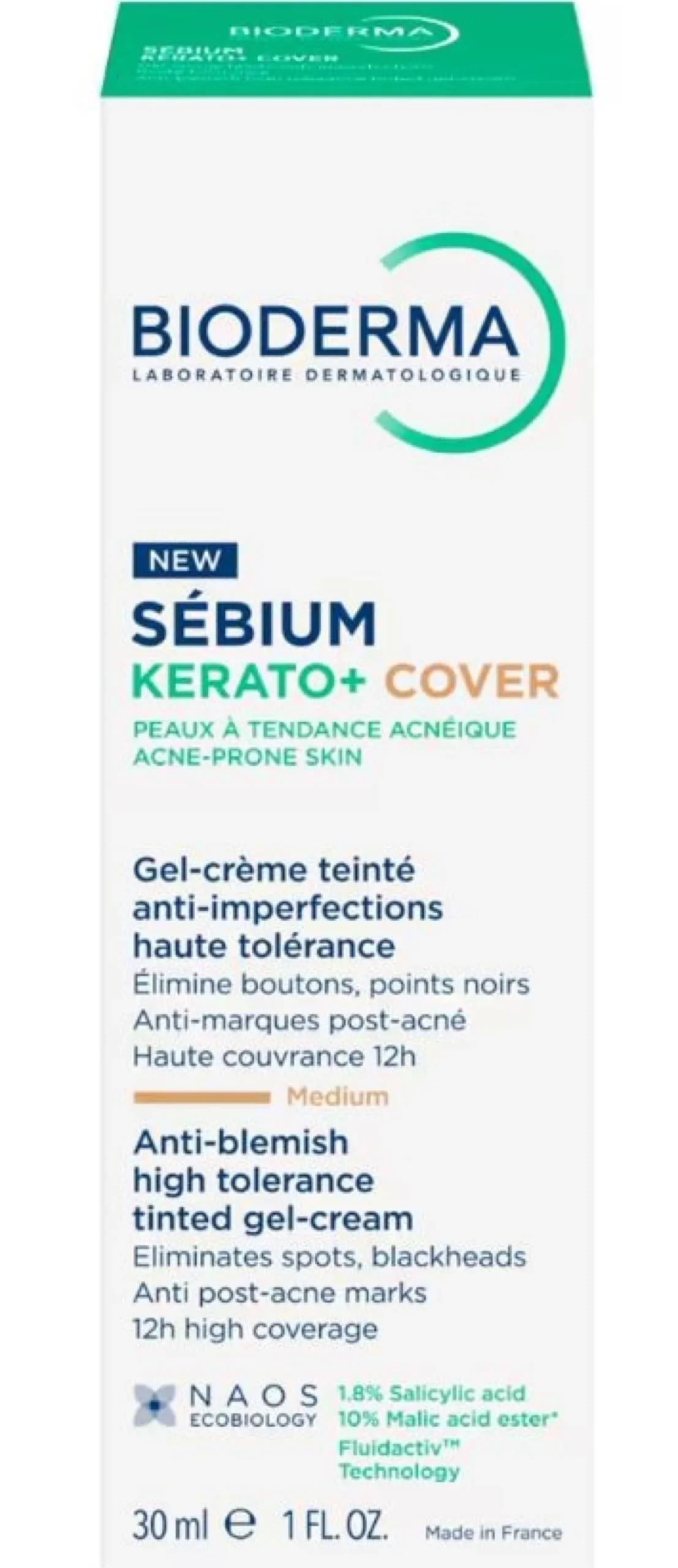 Sebium Global Cover Tratamento Antiacne com Cor