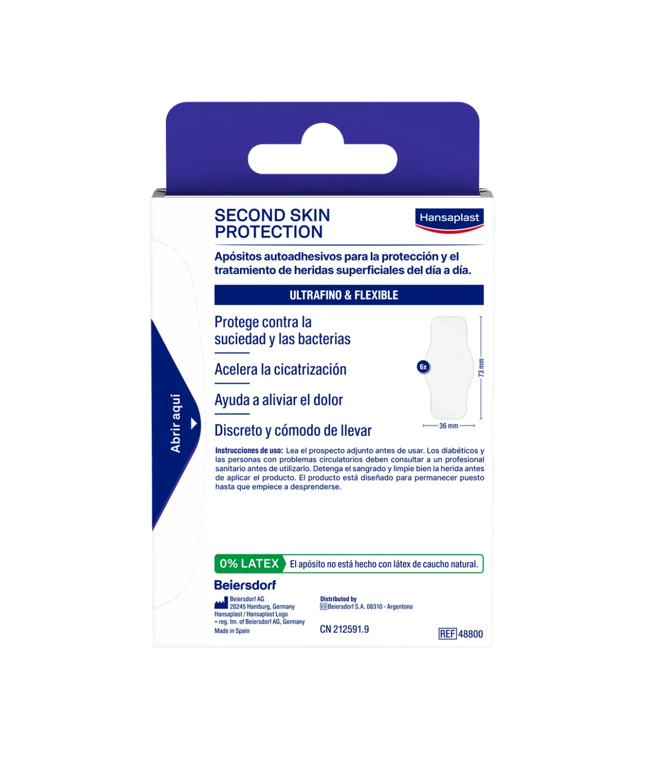 Second Skin Protection Penso Hidrocoloide Avançado